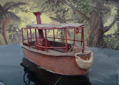 Jungle Cruise Boat, Jungle Journey Vbs, Western Vbs, Journey Theme, Jungle Vbs, Boat Props, Vbs Jungle, Jungle River, Foam Props