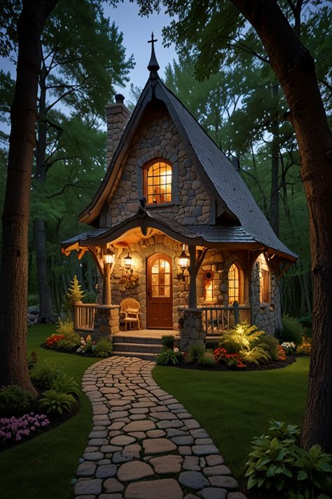 storybook cottage house plans fairy tale homes invites you to step into a whimsical world of charm with enchanting designs reminiscent of storybook tales these homes capture the magic of timeless architecture blending cozy cottages with fairytale elements creating a dreamlike escape within nature embrace the tranquility and wonder of these romantic abodes hashtag dreamhome hashtag architecture hashtag fairytale hashtag cottage hashtag design Cottage In The Woods Fairytale Interior, Inside Cottage Aesthetic, Storybook House Plans Fairytale Cottage, Cottage Mini House, Dream House Cabin, Cozy House Exterior Small Cottages, Cottage With Tower, Little Cottage House Interior, Cozy Cottagecore House