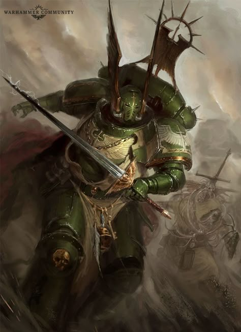 Future Soldiers, Dark Angel Wallpaper, Warhammer 40k Dark Angels, Dark Angles, Warhammer Dark Angels, 40k Dark Angels, Dark Angels 40k, Space Marine Art, 40k Armies