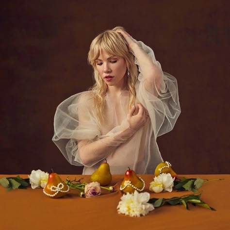 The Loneliest Time, Kylie Sonique Love, Carly Rae Jepson, Album Cover Inspo, Chiffon Skirts, Marchesa Dress, Fest Ideas, Kings Hawaiian, Carly Rae Jepsen