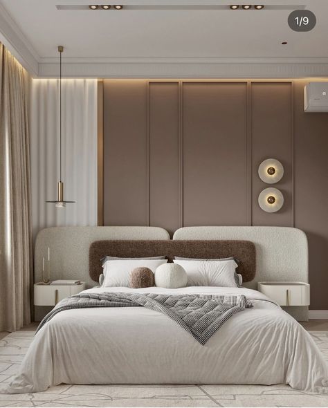 Bedback Designs Modern, Bedback Designs, Interior Design Portfolio Layout, Stylish Bedroom Design, Luxury Room Bedroom, Bedroom Wall Designs, 3d Interior Design, Modern Home Interior Design, Ceiling Design Bedroom