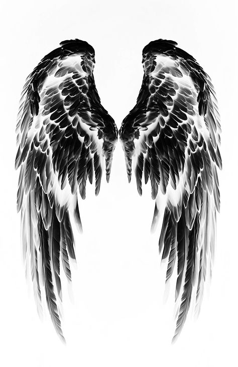 Dark Angel Back Tattoo, Burning Wings Tattoo, Wing On Back Tattoo, Angel Wing Tattoo For Men, Black Wing Tattoo, Wing Tattoo Designs For Women Back, Fallen Angel Wings Tattoo, Wing Tattoo Back, Angel Wings Tattoo Shoulder