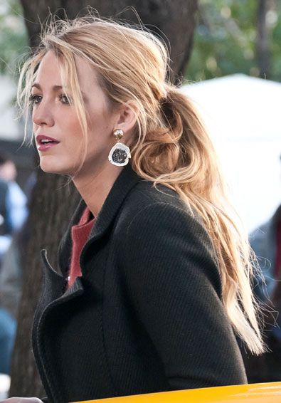 Hairstyles Glam, Messy Ponytail Hairstyles, Blake Lively Hair, Ponytail Updo, Messy Ponytail, Hairstyles Messy, Serena Van Der, Gossip Girls, Serena Van