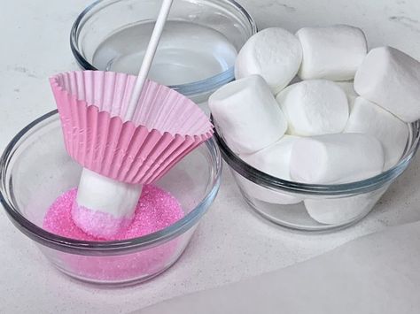 Sweet Brown Rice, Marshmellow Treats, Marshmallow Pops Recipe, Ballerina Party Favors, Tutu Centerpieces, Ballet Cakes, Tutu Cakes, Ballerina Cupcakes, How To Make Marshmallows