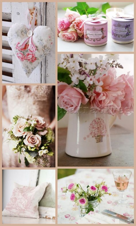 Ellen Hutson Pin-sights challenge -- You have until June 2nd to link up your projects. Peony Varieties, Flower Cottage, Estilo Shabby Chic, Mood Colors, Collage Board, Affinity Photo, Color Collage, Romantic Cottage, Beautiful Collage