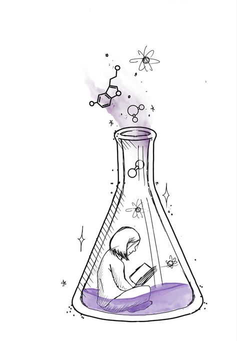 Chemistry Cute Wallpaper, Cute Chemistry Drawing, Chemistry Drawing Ideas, Chemistry Drawing Art, Pharmacist Drawing, Pharmacy Drawing, Drawing Chemistry, Medicine Tattoo Ideas, Chemistry Major