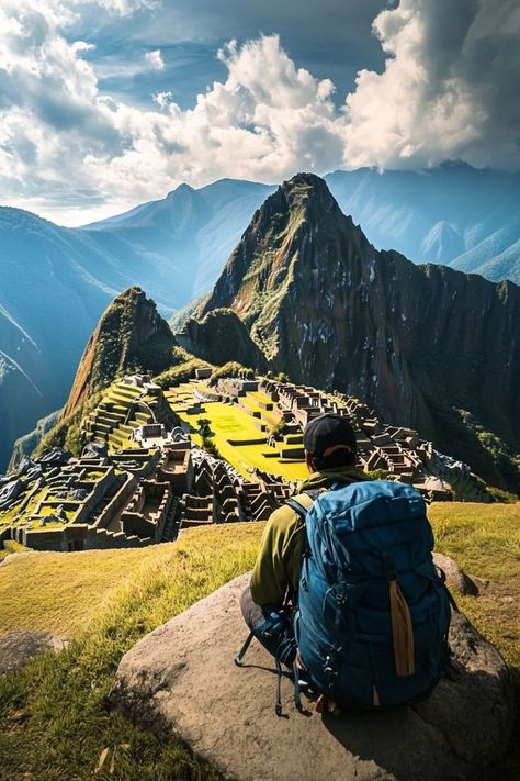 Challenge yourself with a solo hike along the Inca Trail to Machu Picchu. Experience the beauty and history of this iconic site. 🏞️🇵🇪 #SoloTravel #MachuPicchu #HikingAdventure Inca Trail Hike, Inca Trail, Machu Picchu Peru, Inca Trails, Hiking Routes, Challenge Yourself, Machu Picchu, Solo Travel, Peru