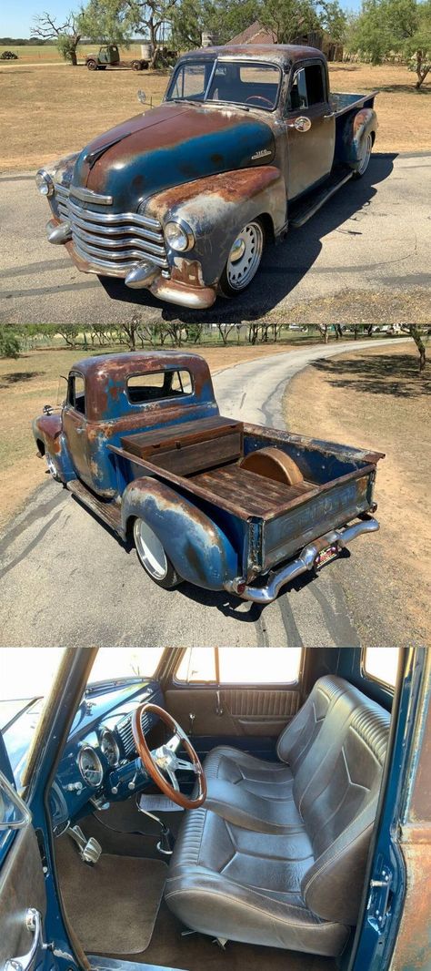 1947 Chevrolet 3100 2018 Miles Patina Pickup Truck 598 V8 3-Speed Automatic 1950s Chevy Truck, Patina Truck, Custom Trucks For Sale, Old Chevy Pickups, Street Dreams, Rat Rod Truck, Chevrolet Ssr, Vintage Pickup, Chevy 3100