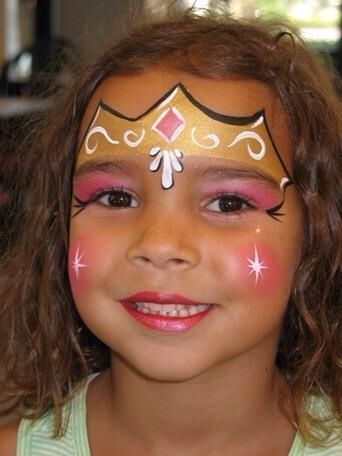 Princesa Hallowen Schminke, Disney Face Painting, Easter Face Paint, Princess Face Painting, Princess Painting, Princess Face, Painting Face, Princess Makeup, Face Painting Easy