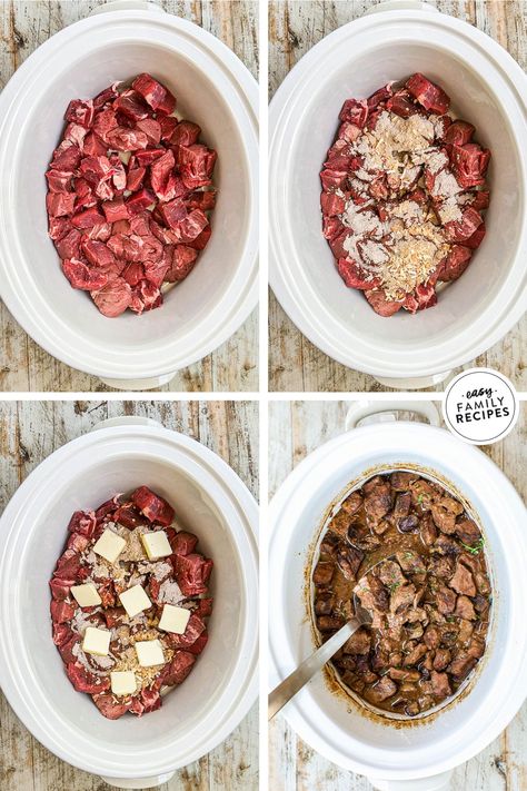 Meat Meals Dinner Tonight, Steak Bites Crockpot, Easy Dinner Ideas For Family Quick, Crockpot Steak Bites, Cubed Steak Recipes, Juicy Steak Bites, Crockpot Steak Recipes, Crockpot Steak, Steak Bites Recipe