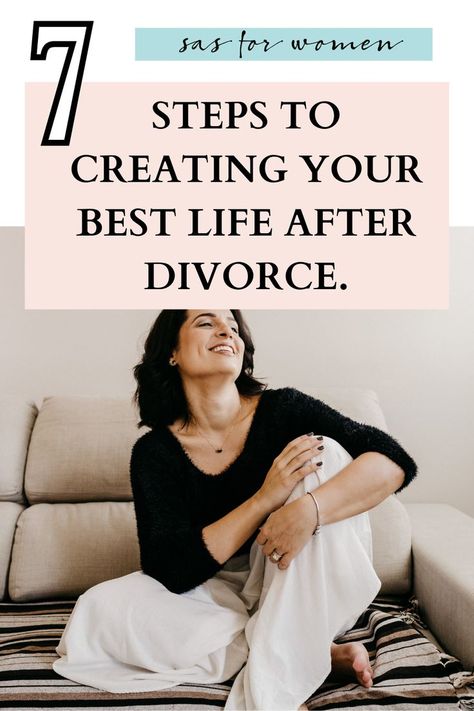 Reclaim your future with 7 Steps to Creating Your Best Life After Divorce. Our expert guide covers divorce for women, including preparing for divorce and after a breakup strategies, so you can move forward with confidence and joy. How To Survive Divorce, Rebuilding After Divorce, Self Care After Divorce, Signs Its Time For A Divorce, Divorce Trip Ideas, Divorce Advice Woman Tips, Divorce After 60, Divorce Tips For Women, Divorce Help Woman