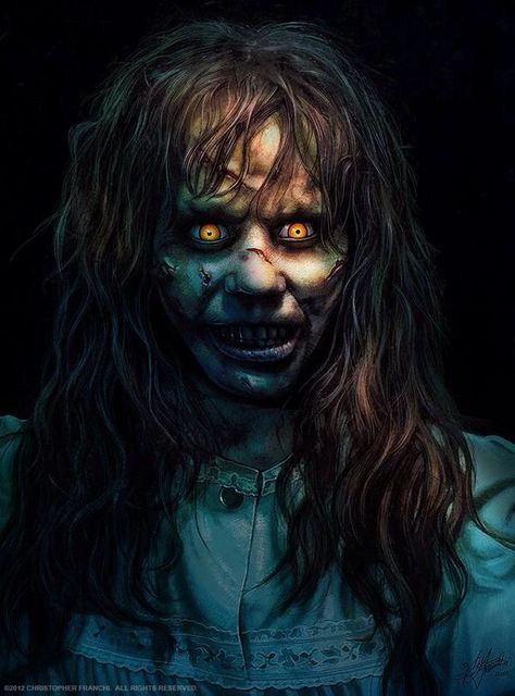 The Exorcist Exorcist Movie, Scariest Movies, Exorcist 1973, Shadow Realm, The Exorcist 1973, I Love Horror, Halloween Humor, Horror Pictures, Movies Art