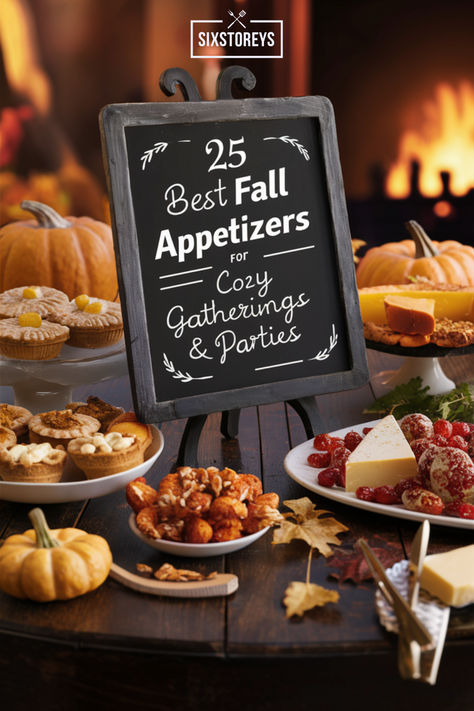 25 Best Fall Appetizer Recipes Cozy Fall Appetizers, Fall Horderves Appetizers, Easy Fall Recipes Appetizers, Fall Appetizers For Party Easy, Savory Fall Snacks, Best Appetizers For Parties, Harvest Appetizers, Best Easy Appetizers, Fall Appetizer Recipes