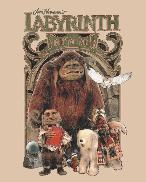 Labyrinth Should You Need Us, The Labyrinth Poster, Should You Need Us Labyrinth, The Labyrinth Art, Labyrinth Aesthetic Wallpaper, Labyrinth Hoggle, Labrynth Movie Aesthetic, The Labyrinth Aesthetic, Labyrinth Artwork