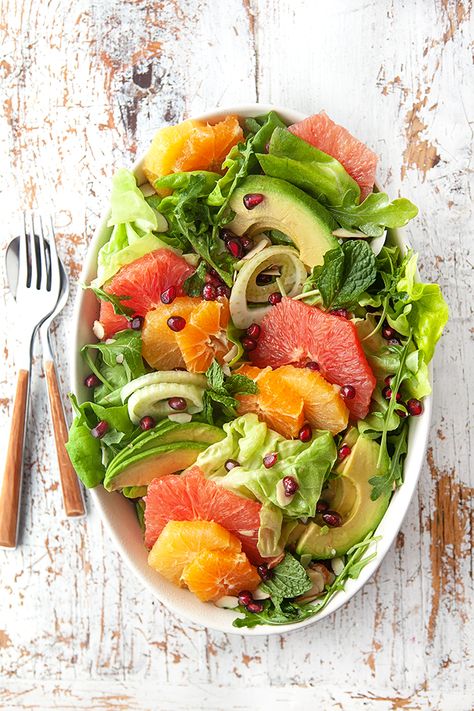 Citrus Salad with Poppy Seed Dressing. A delicious Winter Salad. Citrus Vinaigrette. Citrus Salad with Orange. Poppy Seed Vinaigrette, Salad With Poppy Seed Dressing, Winter Vegetarian Recipes, Beets And Carrots, Beautiful Salads, Winter Appetizers, Kale And Quinoa, Winter Fruits, Salad Buffet