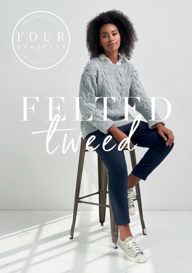 4 Projects Felted Tweed | Knitrowan Knit Motif, Aran Knit, Rowan Felted Tweed, Rowan Yarn, Tweed Yarn, Shade Card, Magazine Vogue, Tweed Pattern, Knitting Patterns Free Cardigans