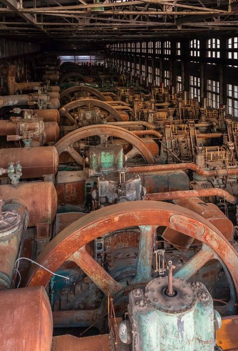 Abandoned Industrial, Bethlehem Steel, Abandoned Property, Abandoned Factory, Steel Mill, Industrial Machinery, Industrial Architecture, Abandoned Things, Old Factory