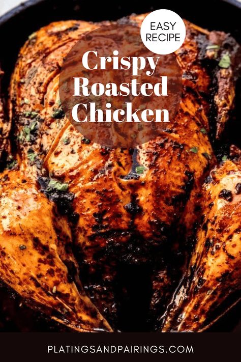 With hundreds of STAR REVIEWS, this is the BEST, most easy to make whole roasted chicken! // recipes // oven // dinner // Whole Cooked Chicken, Perfect Roasted Chicken, Roast Chicken Oven Cooking Time, Roasted Chicken On The Grill, How Long To Roast Chicken In Oven, Roasted Whole Chicken Oven With Veggies, Cajun Roasted Chicken Whole, How To Broil Chicken In The Oven, How To Season A Whole Chicken