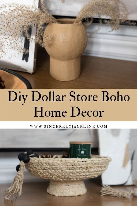 Boho Diy Projects Home Decor, Diy Boho Decor Living Room, Boho Living Room Decor On A Budget, Diy Earthy Home Decor, Diy Boho Home Decor On A Budget, Boho Living Room On A Budget, Easy Diy Boho Home Decor, Diy Bohemian Decor Crafts, Diy Boho Art