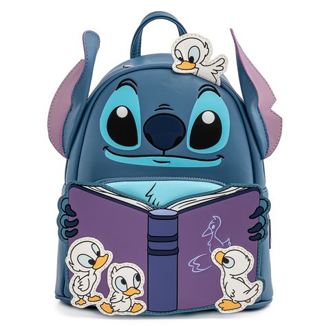 Celebrate 626 Day With A New Lilo And Stitch Loungefly Collection! Stitch Reading, Stitch Merchandise, Stitch Things, Stitch Items, Disney Bags Backpacks, Lilo And Stitch Merchandise, Stitch Drawings, Lilo Und Stitch, Stitch Backpack