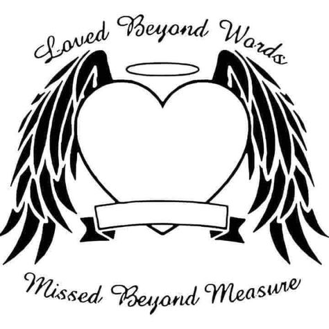 In Loving Memory Tattoos, Memory Quotes, Memorial Decals, In Loving Memory Quotes, Remembrance Tattoos, Cricut Stencils, Memorial Tattoo, Silhouette Clip Art, Cricut Projects Beginner