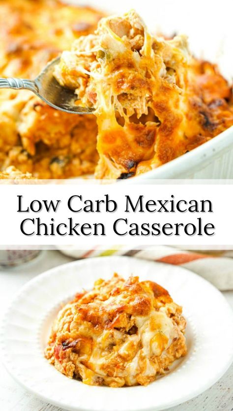 Keri Chicken Recipes, Low Carb Mexican Dishes, Easy Low Carb Family Dinners, Low Carb Chicken Bake, Low Carb Main Dishes, Mexican Chicken Recipes Low Carb, Quick Keto Chicken Recipes, Quick And Easy Keto Recipes Dinner, Zero Carb Dinner Recipes