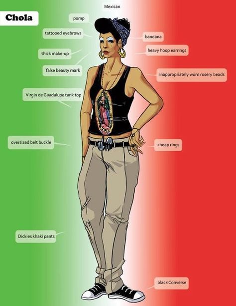 Chola Halloween ideas Latina Dinner Outfit, Mexican Fiesta Outfit Ideas, Cholo Party Outfit, 90s Chola Makeup, Chola Hairstyle, Chola Costume, Mexican Fancy Dress, Chola Outfit, Chicana Style Outfits