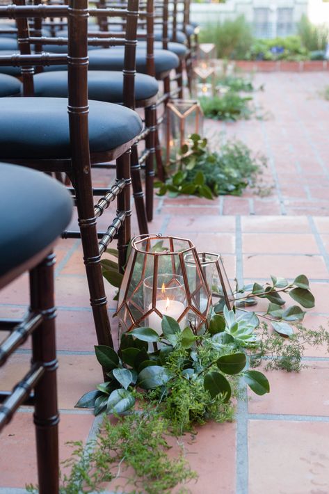 Geometric Terrarium Wedding, Wedding Reception Head Table, Geometric Wedding Decor, Geometric Lantern, Terrarium Wedding, Greenery Wedding Decor, Aisle Decorations, Floral Wedding Decorations, Wedding Aisle Decorations