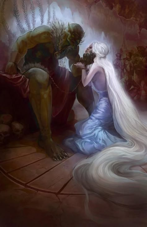 Digital Art by Alice Chan | Cuded The Goblin King, Goblin King, Fantasy Couples, The Goblin, Fantasy Love, Conceptual Illustration, Fairytale Art, Trik Fotografi, Arte Fantasy