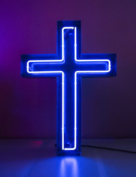 Blue Cross Wallpaper, Neon Blue Wallpaper, Neon Blue Aesthetic, Spotify Profiles, Blue Bible, Howard Thurman, Blue Bg, Neon Light Wallpaper, Widget Photos