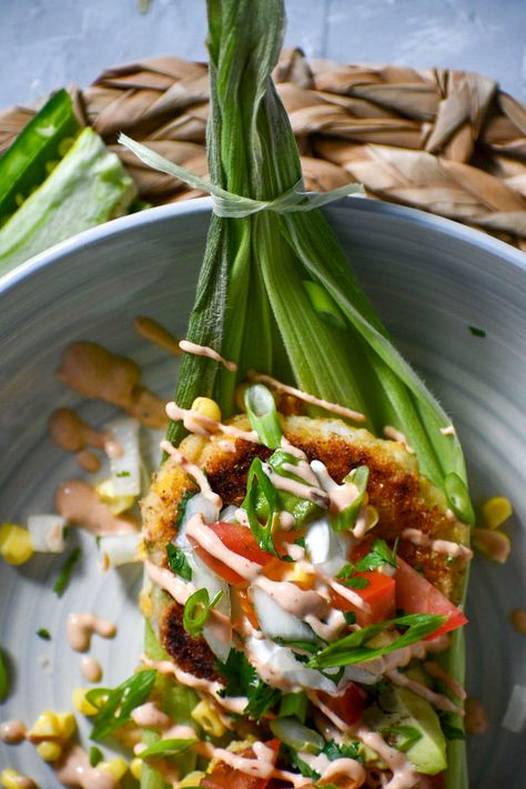 Sweet Corn Tamale Cakes – The Table Of Spice Sweet Corn Tamale Cakes, Corn Tamale Cakes, Tamale Cakes, Sweet Corn Tamales, Cooking Vision Board, Veggie Chow Mein, Tamale Filling, Cooking Bucket List, Corn Tamales