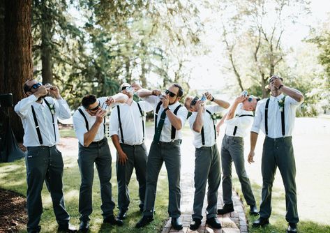 Beer Run Wedding Photo, Lake Wedding Pictures, Groomsmen Pics, Funny Groomsmen Photos, Country Groomsmen, Hay Wedding, Groomsmen Photo Ideas, Wedding Photo Board, Groomsmen Wedding Photos