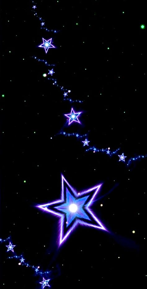 Y2k Galaxy, Blue Star Wallpaper, Star Overlays, Purple Wallpapers, Iphone Lock Screen, Cool Nike Wallpapers, Scene Wallpaper, Sassy Wallpaper, Dreamy Artwork