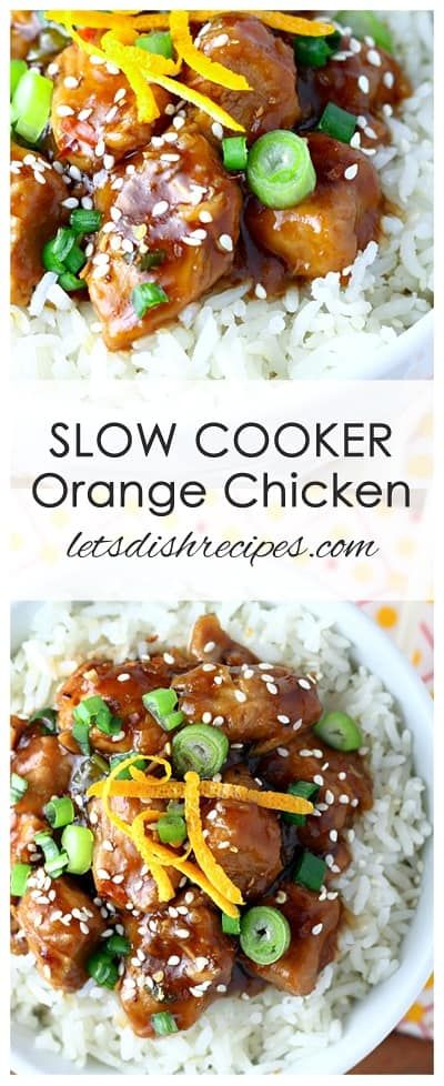 Easy Slow Cooker Orange Chicken Slow Cooker Orange Chicken, Easy Peanut Chicken, Orange Chicken Crock Pot, Orange Chicken Recipe, Chicken Recipes Easy, Best Slow Cooker, Recipes Beef, Slow Cooker Meals, Orange Chicken