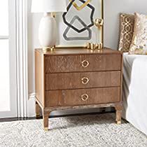 Check this out! Bedroom Nightstand Decor, Night Tables, Safavieh Furniture, Three Drawer Nightstand, Rustic Nightstand, Contemporary Nightstand, Nightstand Decor, Bedroom Nightstand, Modern Bedside Table