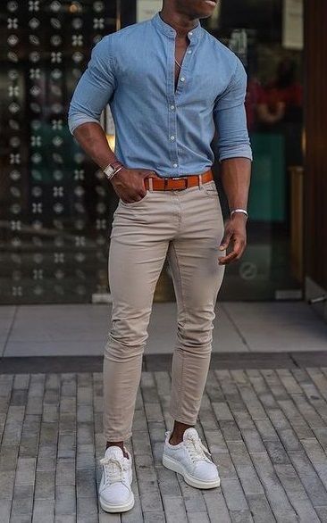 Menswear Outfits, Jean Beige, Men's Business Outfits, Smart Casual Menswear, Mens Business Casual Outfits, Tee Shorts, Vans Converse, Mens Casual Outfits Summer, Men Fashion Casual Shirts