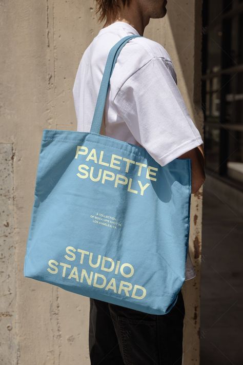 Studio Standard x Palette: Mock-ups for Brand Designers Wellness Merch, Merch Ideas Products, Packaging Photoshoot, Shopping Bags Aesthetic, Coffee Brand Design, Bag Photoshoot, Brand Merch, Balanced Aesthetic, Minimal Shirt Design