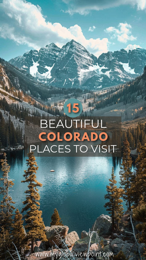 Pretty places to visit in Colorado Travel To Mountains, Travel To Colorado, Things To See In Colorado, Colorado To Do, Places To Visit Colorado, National Parks In Colorado, Things To Do In Colorado Springs, Best Mountain Vacations United States, Beautiful Places In Colorado