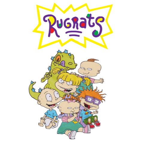 Rugrats Printables, Rugrats Art, Rugrats Tattoo, Rugrats Funny, Cartoon Tshirts, 90s Shirts Graphic Tees, Cartoon Print T Shirt, Chuckie Rugrats, Reptar Rugrats