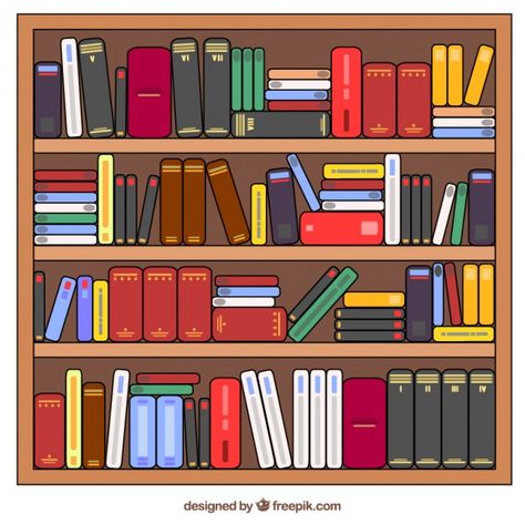 Hand drawn shelves full books | Free Vector #Freepik #freevector #book #hand #education #world Drawing Of Library, Books On Shelves Drawing, Bookshelves Drawing, Shelves Drawing, Bookshelf Drawing, Colorful Bookshelves, Scrapbook Furniture, Drawing Library, Bookshelves With Books