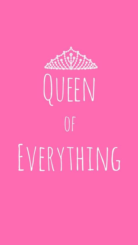 Queen Of Everything, Preppy Wallpaper, Iphone Backgrounds, Phone Backgrounds, Iphone Wallpapers, Wallpaper Quotes, Phone Wallpapers, Wallpaper Iphone, A P