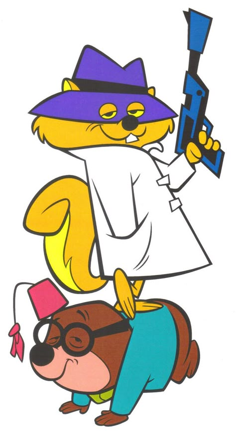 Old Cartoon Characters, Hanna Barbera Cartoons, Secret Squirrel, Old School Cartoons, School Cartoon, Vintage Cartoons, Morning Cartoon, Classic Cartoon Characters, Saturday Morning Cartoons