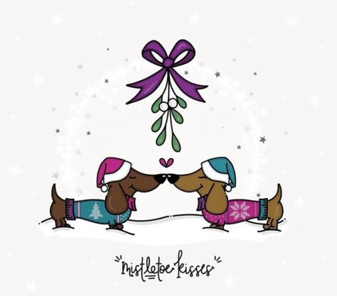 Daschund Christmas Wallpaper, Christmas Card Wishes, Dachshund Breed, Dachshund Stuff, Miniature Dachshunds, Dog Greeting Cards, Christmas Wallpaper Backgrounds, Dachshund Art, Wire Haired Dachshund