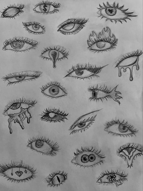 eye drawings 
creative eye drawings
indie drawings 
creepy eyes 
eyeballs 
two irises 
collage of eyes
indie aesthetic 
indie
cold eyes
creepy 
fish eye
symbols in eye
sketches
drawings
shading
shadows
eyelashes
fierce eyes 
watery eyes 
cool eyes
happy eyes 
drawing Ommetaphobia Art, Eye Sketch Aesthetic, Grunge Eyes Drawing, Cool Sketches Trippy, Grunge Eye Drawing, Abstract Eye Drawing, Eye Grunge Drawing, Eye Drawings Grunge, Crazy Eyes Drawing