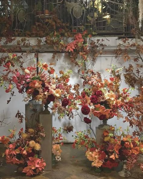 A few details to tie an autumn vibe into your ‘I do’. Swipe to see what we’ve been inspired by this fall. ⁠ ⁠ Book a consultation today to get a head start on your fall fantasy wedding. ⁠ ⁠ #fallwedding #autumnbride #novemberbrides #fallweddinginspo #aestheticweddings #bridaldetails #pinterestweddings #weddinginspo #weddingplanning #autumnwedding Fall European Wedding, Funky Fall Wedding, Late Autumn Wedding, Early Autumn Wedding, Fall 2025 Wedding Colors, October Wedding Florals, Fall Ceremony Flowers, Fall Wedding Flowers November, Autumn Wedding Aesthetic