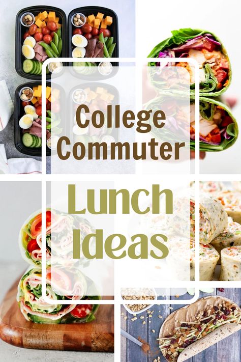 College Commuter Lunch Ideas, Healthy College Lunches, Healthy Student Meals, College Commuter, Easy Student Meals, Protein For Breakfast, College Meal Prep, College Dinners, Healthy College Meals