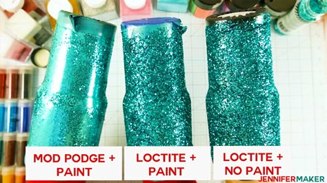 DIY Glitter Tumblers - Step-by-Step Photos & Video Tutorial - Jennifer Maker Glitter Wallpaper Iphone, Jennifer Maker, Diy Videos Tutorials, Vinyl Tumblers, Glitter Tumbler Cups, Diy Glitter, Diy Epoxy, Custom Tumbler Cups, Diy Cups