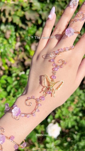 ✨Shirley’s Shop✨ on Instagram: "⟡ ݁₊ .Fairy hand jewelry ⟡ ݁₊ . Now Available in my shop in my proflle  . 🌷 These are Tarnish resistant and hypoallergenic, and theyre made to your size💕 . #fairy #fairycore #fairyjewelry #handmade #handmadejewelry #rings #fairyring #fairyaesthetic #crystaljewelry #crystals #aesthetic #jewelrybusiness #musthaves" Handmade Fairy Jewelry, Fairy Core Rings, Diy Fairy Accessories, Fairy Rings Jewelry, Aesthetic Handmade Jewelry, Yellow Tiefling, Crystal Rings Aesthetic, Fairycore Crafts, Jewelry Making Aesthetic