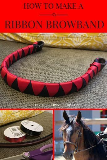 Do It Yourself DIY: How to Make a Ribbon Browband for your horse or mule. Easy to follow instructions with pictures. Brow Bands For Horses, Equestrian Diy, Diy Horse Tack, Horse Browband, Diy Horse Stuff, Horse Projects, Horse Tack Diy, Diy Horse, Horse Camp