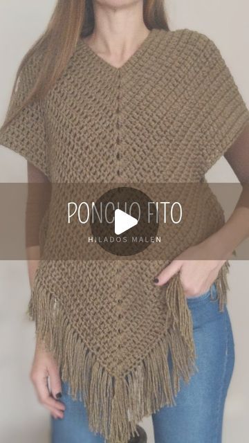 Crochet Poncho, Crochet Designs, Ponchos, Crochet Baby, Amigurumi, Couture, Crochet